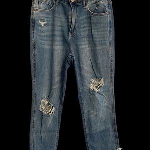 Judy Blue Distressed Blue Jeans